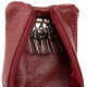 Ключница-кошелек с кармашком женская ST Leather Бордовая