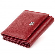 Компактный кошелек женский ST Leather Бордовый