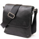 Сумка мессенджер в гладкой коже GRANDE PELLE Черная