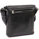 Сумка мессенджер в гладкой коже GRANDE PELLE Черная