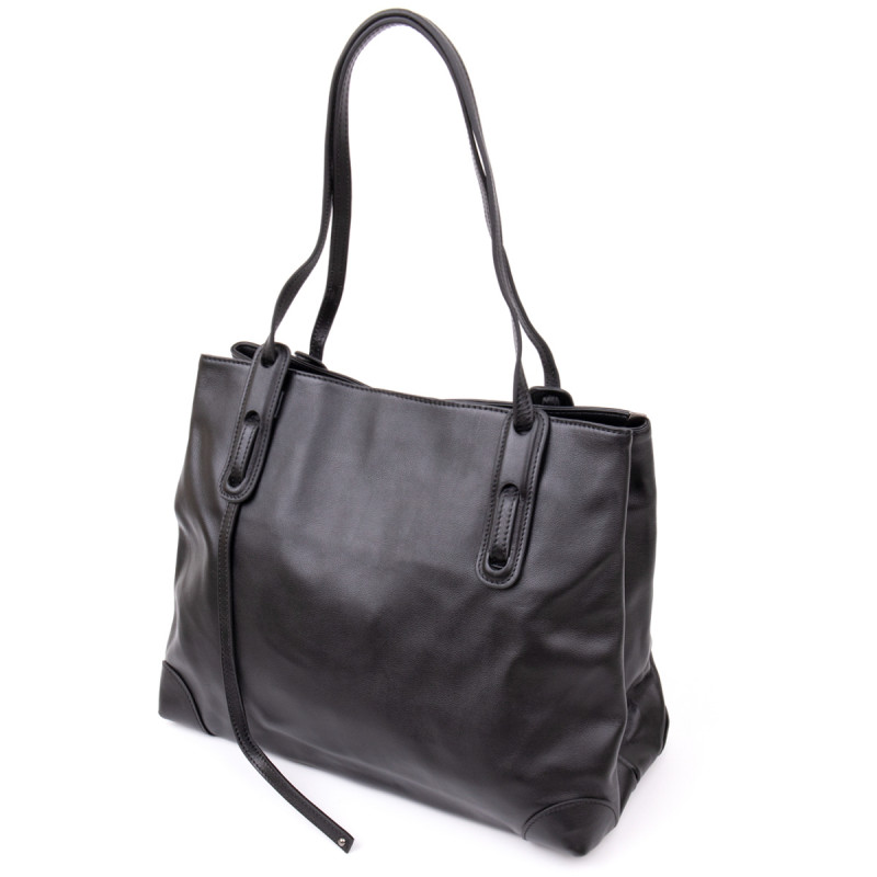 Сумка женская прямоугольной формы Vintage Черная