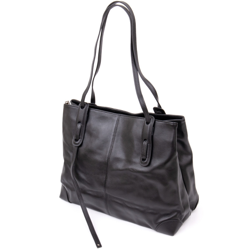 Сумка женская прямоугольной формы Vintage Черная