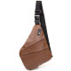 Сумка слинг кожзам Vintage Светло-коричневая