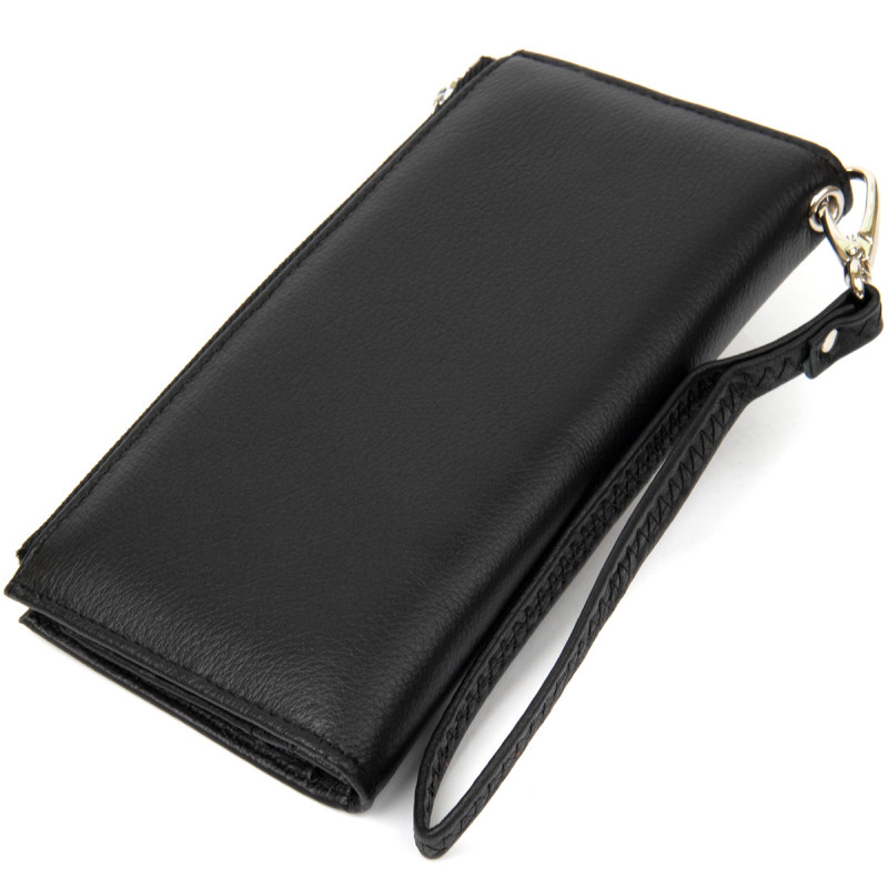 Классический кошелек-клатч ST Leather  Черный