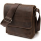 Мужская сумка-мессенджер GRANDE PELLE Коричневый