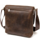 Мужская сумка-мессенджер GRANDE PELLE Коричневый