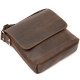 Мужская сумка-мессенджер GRANDE PELLE Коричневый