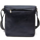 Практична шкіряна чоловіча сумка-месенджер GRANDE PELLE Темно-синій