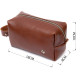 Мужской несессер из натуральной кожи GRANDE PELLE Коричневый