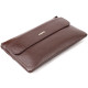 Стильний клатч для чоловіків з натуральної шкіри CANPELLINI Коричневий