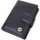 Надежная визитница из натуральной кожи ST Leather Черный