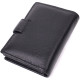 Надежная визитница из натуральной кожи ST Leather Черный