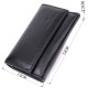 Практичная ключница из натуральной кожи ST Leather Черный