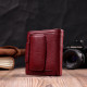 Женский кошелек вертикального типа из натуральной кожи ST Leather Бордовый