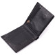 Стильный мужской кошелек из натуральной кожи ST Leather Черный