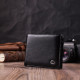 Стильный мужской кошелек из натуральной кожи ST Leather Черный