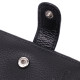Горизонтальное портмоне для мужчин из натуральной кожи ST Leather Черный