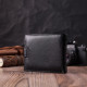 Горизонтальное портмоне для мужчин из натуральной кожи ST Leather Черный