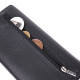 Лаконичный женский кошелек горизонтального формата из натуральной кожи ST Leather Черный