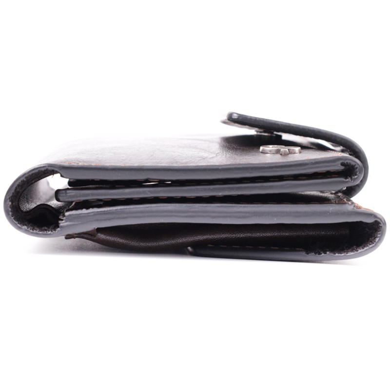 Люксовый кошелек с множеством отделений из качественной натуральной кожи GRANDE PELLE Коричневый