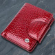 Лакований гаманець для жінок середнього розміру ST Leather Червоний
