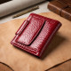 Лакований гаманець для жінок середнього розміру ST Leather Червоний