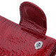 Лакированный кошелек для женщин среднего размера из натуральной кожи ST Leather Красный