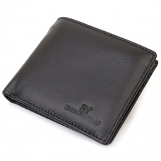 Мужское портмоне из натуральной кожи ST Leather Черный