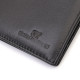 Мужское портмоне из натуральной кожи ST Leather Черный