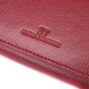 Элегантный кошелек у два сложения из натуральной кожи ST Leather Бордовый