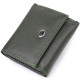 Женский миниатюрный кошелек из натуральной кожи ST Leather Зеленый