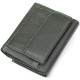 Женский миниатюрный кошелек из натуральной кожи ST Leather Зеленый