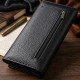 Жіночий вертикальний гаманець із натуральної шкіри ST Leather Чорний