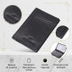 Мужской кошелек для карточек из натуральной кожи ST Leather Черный