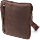 Практична сумка для чоловіків на плече з натуральної вінтажної шкіри Shvigel Коричневий