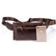 Поясна сумка гладка Vintage Коричнева