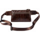Поясна сумка гладка Vintage Коричнева