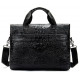 Сумка для ноутбука з тисненням під рептилію Vintage Чорна