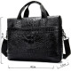 Сумка для ноутбука з тисненням під рептилію Vintage Чорна