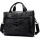 Сумка для ноутбука з тисненням під рептилію Vintage Чорна