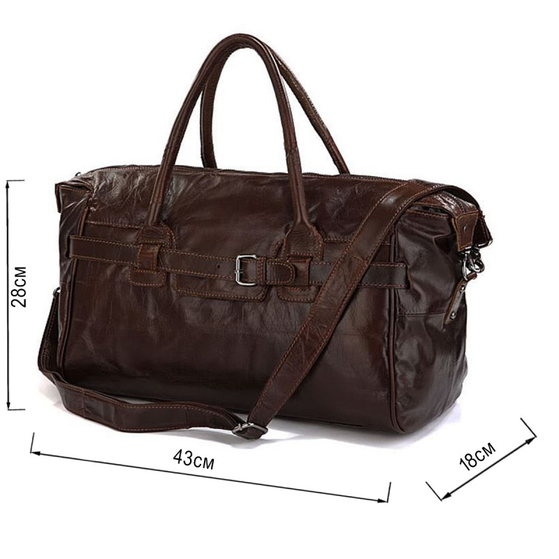 Сумка дорожня Vintage Коричнева