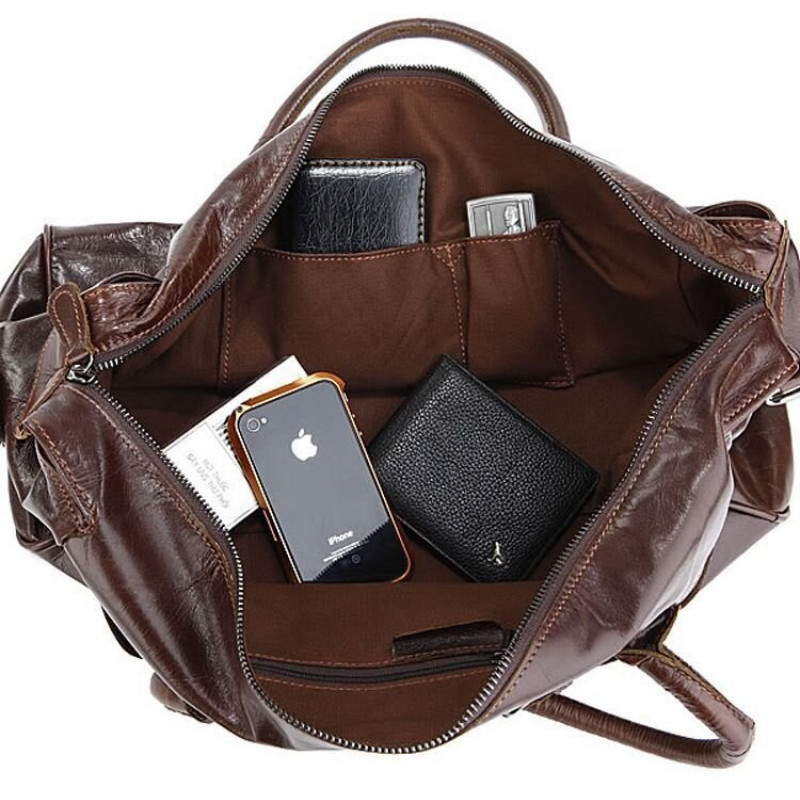 Сумка дорожня Vintage Коричнева