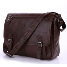 Сумка чоловіча Vintage під формат А Коричнева