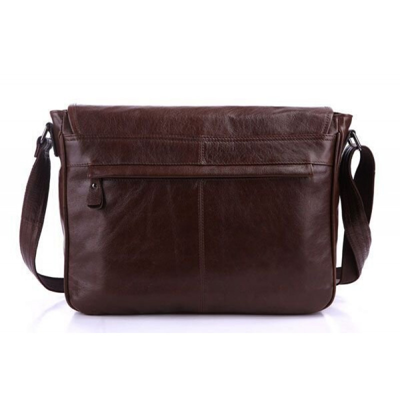 Сумка чоловіча Vintage під формат А Коричнева