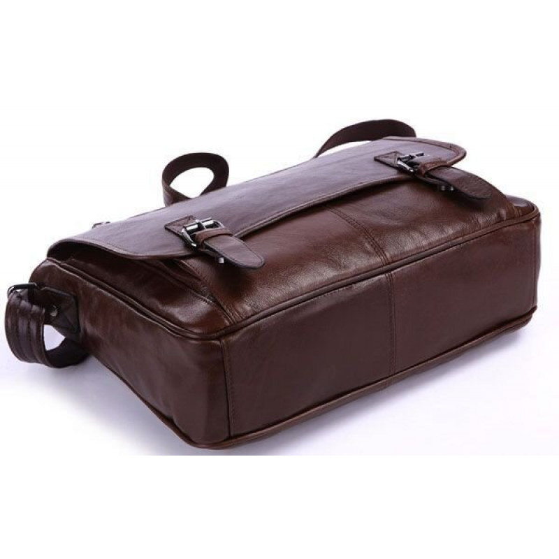 Сумка чоловіча Vintage під формат А Коричнева