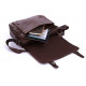 Сумка чоловіча Vintage під формат А Коричнева