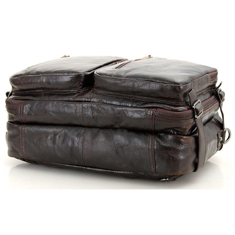 Сумка чоловіча Vintage трансформер Коричнева