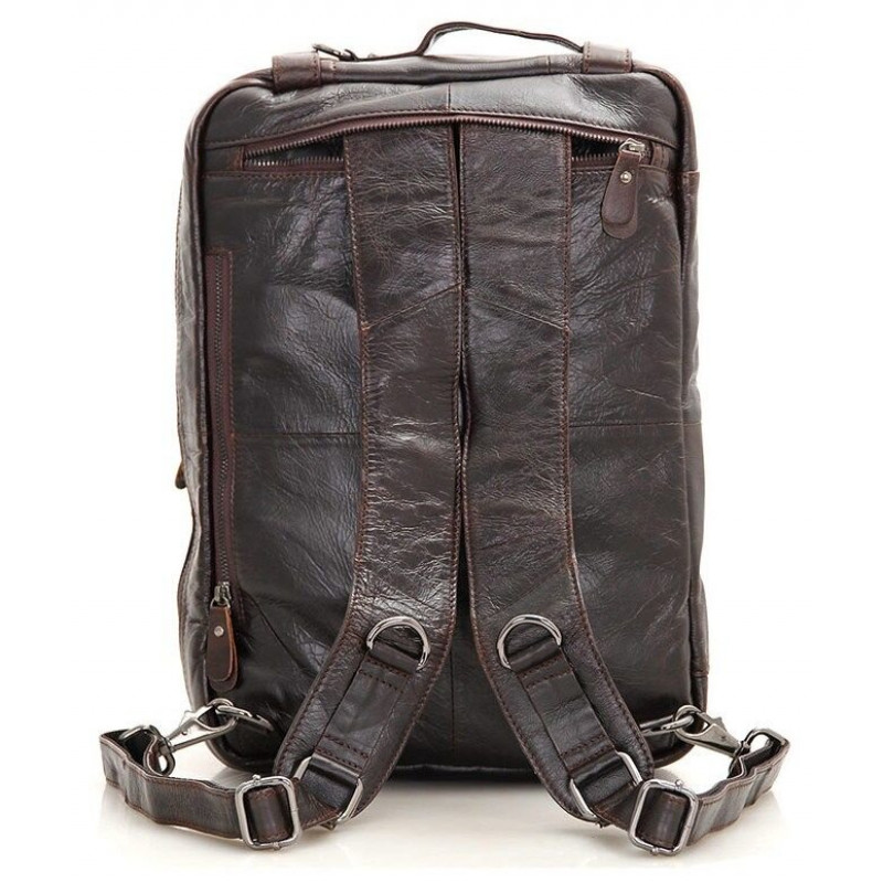 Сумка чоловіча Vintage трансформер Коричнева