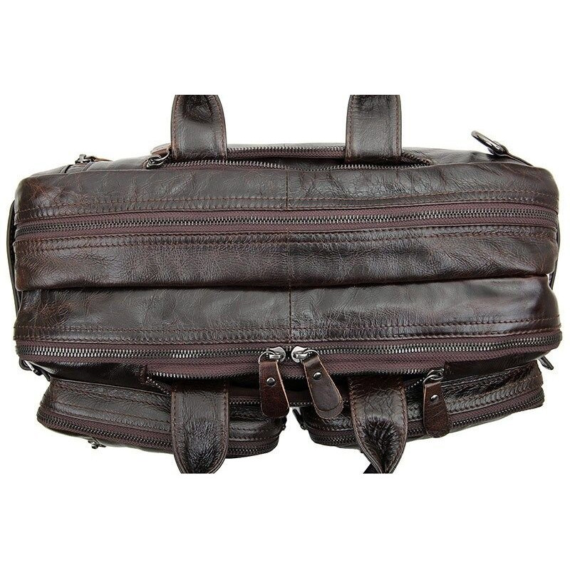 Сумка чоловіча Vintage трансформер Коричнева