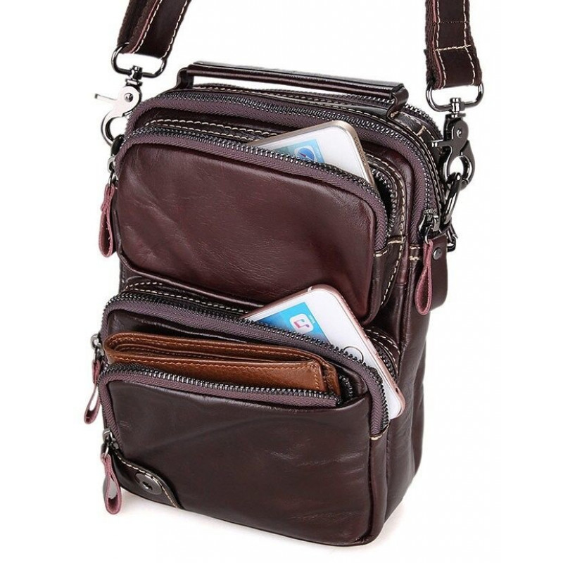 Сумка мужская Vintage Коричневая